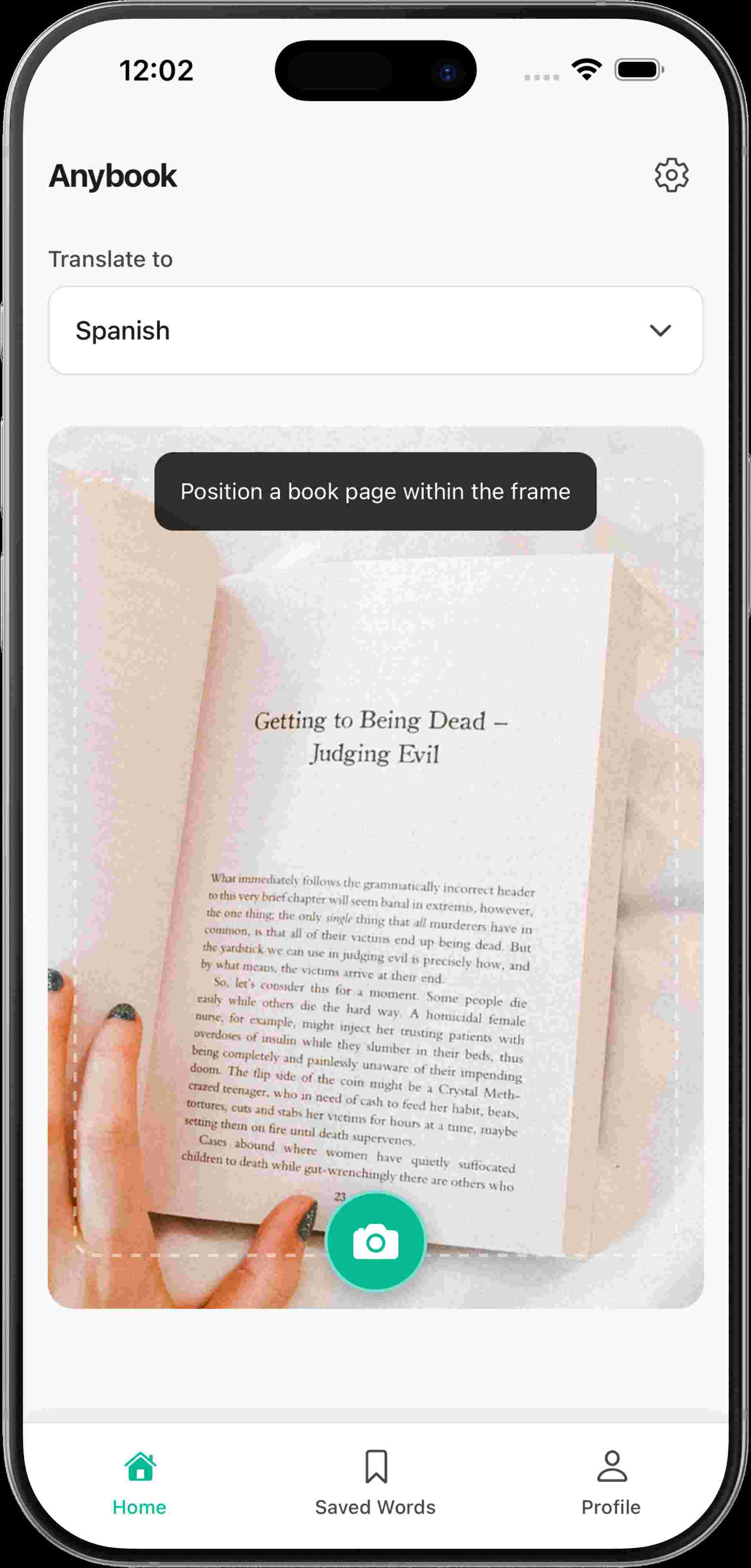 AnyBook app screenshot